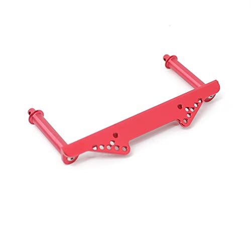 Replacement RC Car Front & Rear Body Mounts Posts for Traxxas 1/10 Slash 2WD Aluminum Alloy Durable RC Car Upgrade Accessories - color: Red