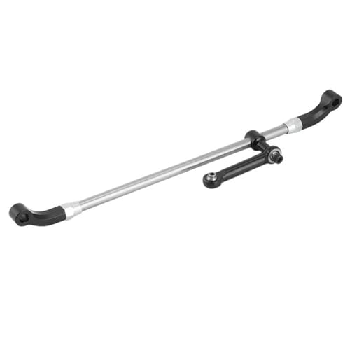 RC Tie Link Rods Compatible with Losi for LMT 1/8 RC Car Truck Upgrade Parts Accessories Aluminum Alloy Steering Linkage Set Link Rod(Black) - color: Black