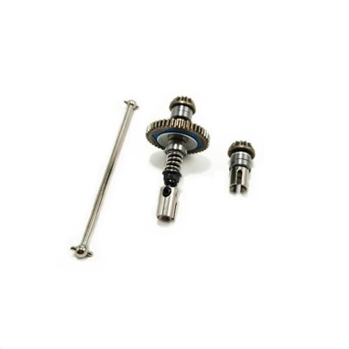 Metal Slipper Clutch Mid Transmission Shaft Set Compatible with 124017, 144010, 144001, 124019 RC Cars and Similar 1/12, 1/14 Scale Models(for 14 Scale) - color: For 14 Scale