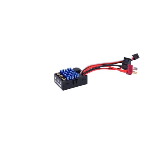 35A Waterproof Sensorless Brushless ESC with 5V/2A BEC Upgrade Speed Controller for 1/16 & 1/18 RC Off-Road Vehicles