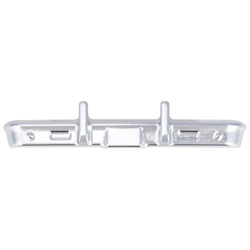 DJX Aluminum SCX30 Front & Rear Bumper for 1/30 Axial SCX30 Chevrolet K10 RC Crawler Car Upgrades (Silver)
