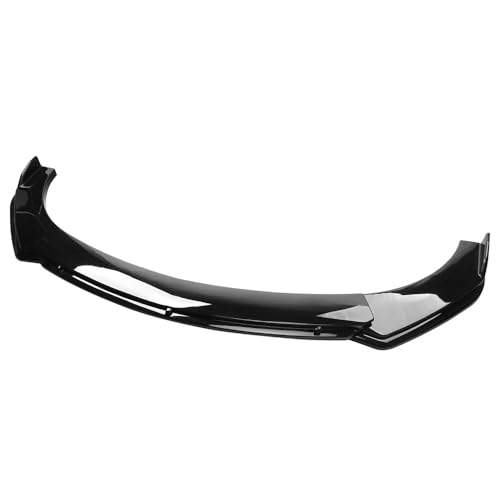 Universal Car Front Bumper Lip Spoiler Body Kits + 29"/74.5CM Side Skirt Extension Rocker Panel Body Kit + 14"/35CM Auto Rear Bumper Lip Diffuser (69''-73'' Black) - color: 69"-73" Black