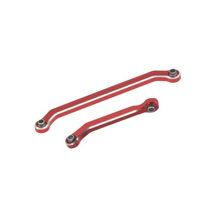Hobby Details Aluminum Rear Axle Gear Box Skid Link Wheel Upgrade Set for 1/30 Axial SCX30 Jeep Wrangler RC Cars, Red (Steering Link) - color: Steering Link