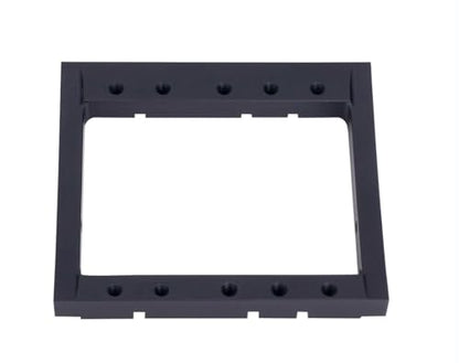 1/10 RC Servo Mount Bracket,LCG Frame Bumper Mounts,Steering,Winch Dual Servo Mounts for 1/10 RC Rigs Crawler Capra SCX10 II Axle Comp TGH Rails LCG Chassis Kit Upgrade Part (Black) - color: Black