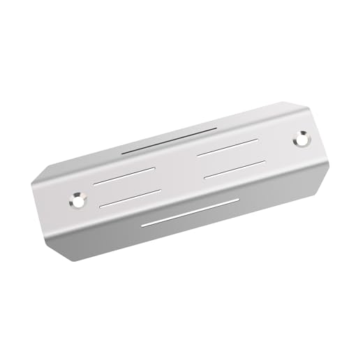 Stainless Steel Skid Plate Guard Chassis Guard Compatible with 1/16 Mini-Maxx