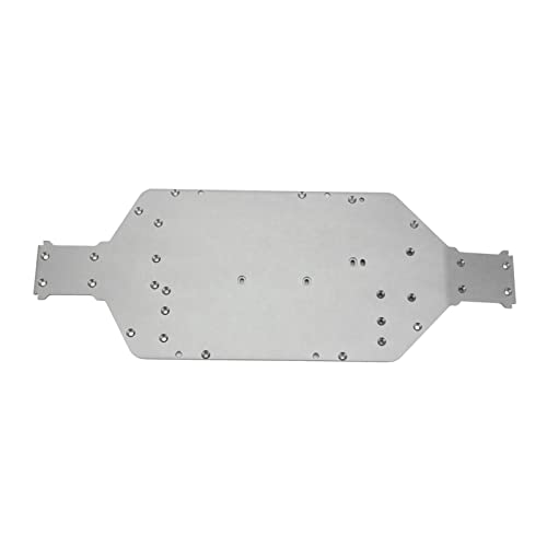 Astibym Aluminum Alloy CNC RC Car Chassis Plate, Chassis Armor for ZD Racing -10 7507 1/10 Scale Off-Road Vehicle Upgrades