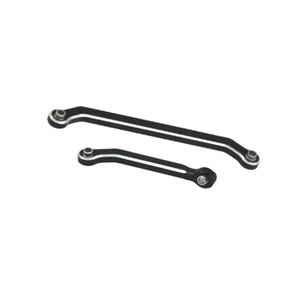 Hobby Details Aluminum Rear Axle Gear Box Skid Link Wheel Upgrade Set for 1/30 Axial SCX30 Jeep Wrangler RC Cars, Black and Gold (Steering Link) - color: Steering Link