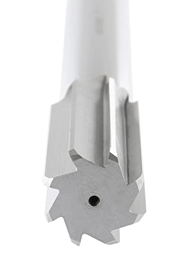 Accusize Industrial Tools 5015-0320 H.S.S. M2 Straight Shank Straight Flute Chucking Reamer, 1-1/4 in | 1-1/4" HSS M2 Straight Shank Straight Flute Chucking Reamer, Flt Len 3", OAL 11-1/2", Right Hand Cut, 10 Flute - size: 1-1/4 in.