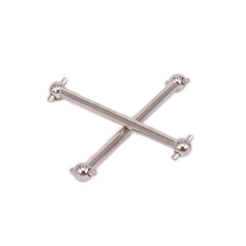 Compatible with HPI WR8 for Flux WR80007 1/10 Rc for Hobby Car Accessories Parts Drive Shaft Dogbone 56mm Hole to Hole RC Car DriveShafts(Silver) - color: Silver