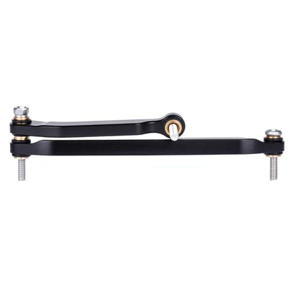 Aluminum Steering Links for 1/30 Axial SCX30 RC Crawler Car Upgrade Parts (Black Steering Link) - color: Black Steering Link