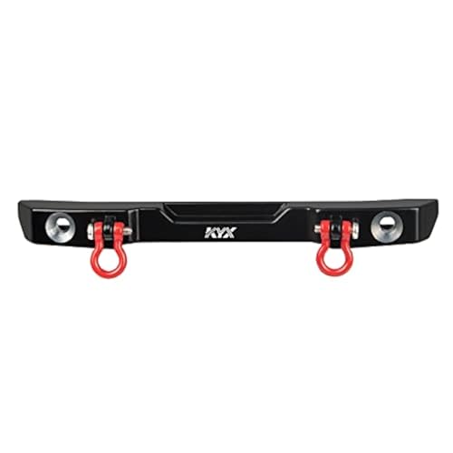 KYX Racing Aluminum Alloy Rear Bumper Upgrades Parts Accessories for 1/24th Scale RC Crawler Car Axial SCX24 JLU AXI00002