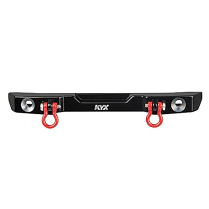 KYX Racing Aluminum Alloy Rear Bumper Upgrades Parts Accessories for 1/24th Scale RC Crawler Car Axial SCX24 JLU AXI00002