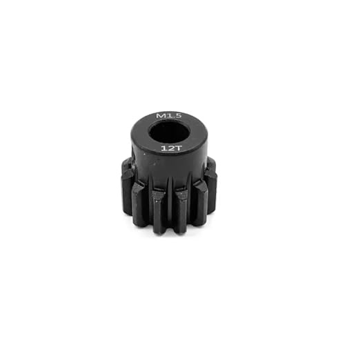 Compatible with 5687 4985 Series 1/5 1/6 RC Car Upgrade Parts 1 Pcs M1.5 8mm 11T-14T 15-17T 18T-20T 21T-30T Metal Pinion Motor Gear RC Assortment(12t) - size: 12t
