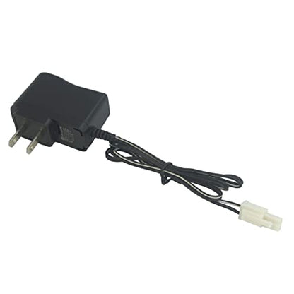 9.6V 250mA US Charger EL2P Male Plug Positive to Square for NiMH NiCD RC Car Battery