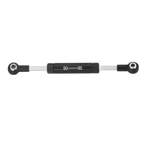 RC Tie Link Rods Compatible with Axial for SCX10 90027 90046 D90 TRX4 TRX6 for Wraith 1/10 RC Crawler Car 1Pcs Metal Steering Link Rod Linkage Servo Rod(90-95mm)