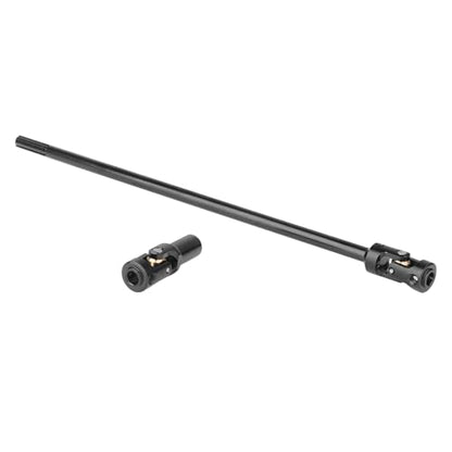 Cut to Length Drive Shaft Stainless Steel 232-248mm Universal Joint Driveshaft for 1/10 RC Crawler Axial SCX10 Capra TRX4 Redcat Gen8 Gen7 Upgrades Parts(Black) - color: Black