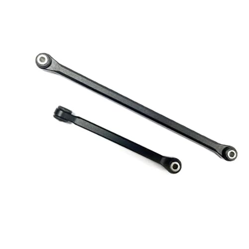 RC Links Linkage Compatible with Axial for UTB18 1/18 RC Car Part Aluminum Alloy Durable Steering Link Rod RC Upgrade Part Steering Linkage Tie Rod(Black) - color: Black