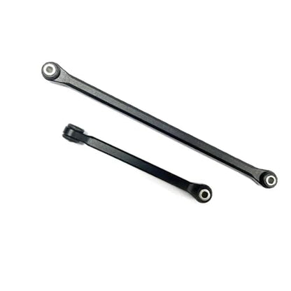 RC Links Linkage Compatible with Axial for UTB18 1/18 RC Car Part Aluminum Alloy Durable Steering Link Rod RC Upgrade Part Steering Linkage Tie Rod(Black) - color: Black