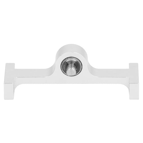 Aluminum Alloy 70mm Transfer Case for 1/10 RC Crawler, Wireless Gearbox with 5mm Steel D Shaped Shaft, Compact Lightweight Transmission for SCX10 III Gen8 Off Road (Silver) - color: Silver