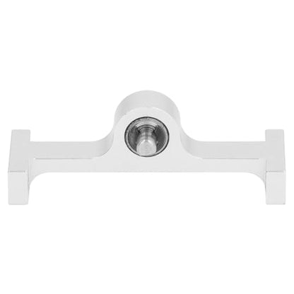 Aluminum Alloy 70mm Transfer Case for 1/10 RC Crawler, Wireless Gearbox with 5mm Steel D Shaped Shaft, Compact Lightweight Transmission for SCX10 III Gen8 Off Road (Silver) - color: Silver