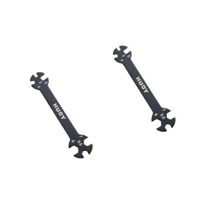 DOITOOL 2pcs Multifunctional Car Rod Wrench Tool Durable Turnbuckle Tool for Easy Repairs and Maintenance of Automotive Accessories