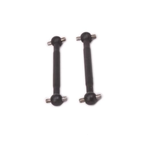 RC Drive Shafts Parts for HPi Rs4 RS4018 116034 113714 1/10 2PCS 50.5mm for Universal Drive Axle Dogbone RC for Hobby Car Replacements Parts(Black) - color: Black