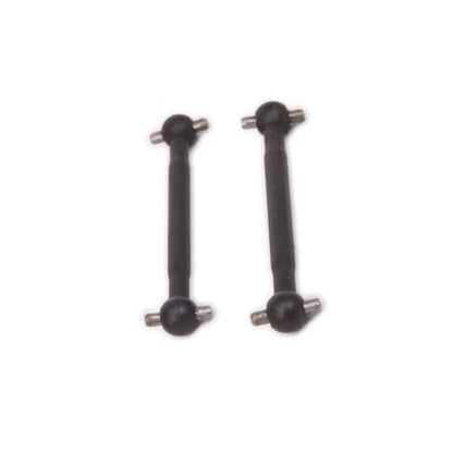 RC Drive Shafts Parts for HPi Rs4 RS4018 116034 113714 1/10 2PCS 50.5mm for Universal Drive Axle Dogbone RC for Hobby Car Replacements Parts(Black) - color: Black