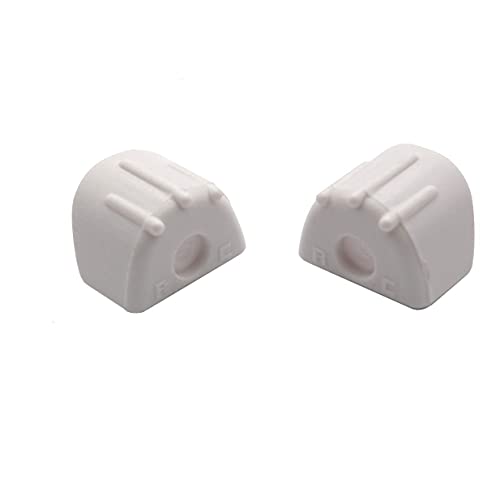 4Pack ShareGoo RC Shock Absorber Cap Protector Guards Anti-Collision Cap Compatible with 1/8 RC Car HSP HPI Axial Traxxas Redcat Racing Monster Truck Buggy (White) - color: White