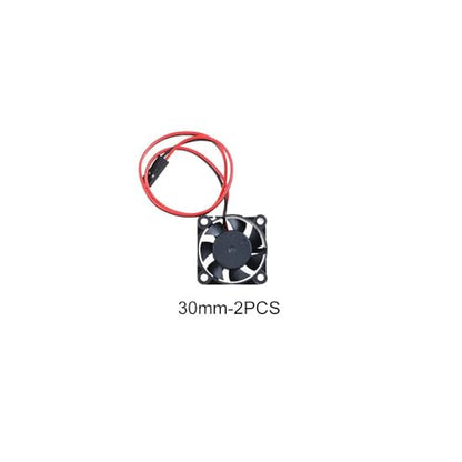 Motor Cooling Fan DC Motor RC Model Parts 30MM 5V-7V DC Cooling Fan Motor Radiator System Black Fan(30mm-2PCS)