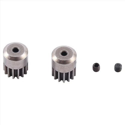 Compatible with MJX for Hyper Go 16207 16208 16209 16210 H16 H16E H16P 1/16 RC Car Spare Parts 2Pcs Motor Gear Pinion Gear 16392 RC Assortment