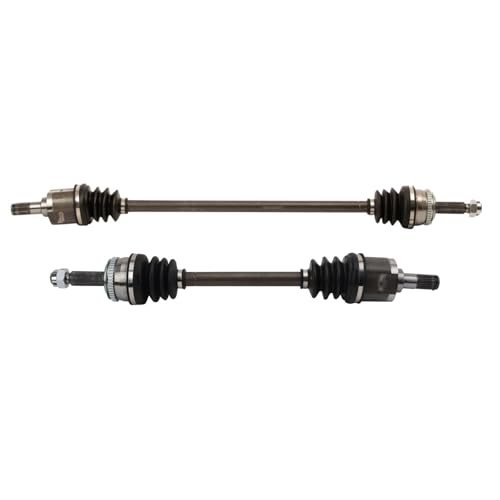 TRQ Front Driver and Passenger Side CV Axle Assembly Set 2 Piece Compatible with 2006-2011 Hyundai Accent Manual Transmission 2006-2011 Kia Rio Manual Transmission Rio5 - style: CSA50036