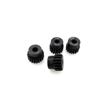 Compatible with Axial for SCX10 1/10 RC Crawler Car Upgrade Parts 4pcs 48P 3.17mm RC Car Motor Gear Pinion 16T 17T 18T 19T RC Assortment