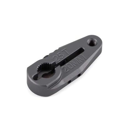 25T Servo Horn CNC 7075 Aluminum 20mm 24mm Servo Horn Steering Clamping Arm for Protek Savox Futaba Servo 1/10 Arrma Buggy Granite Monster Truck Raide (25T 20mm) - color: 25t 20mm