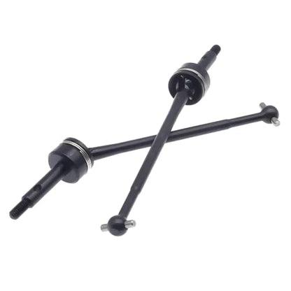 For Wltoys 144001 1/14 Rc For Hobby Model Car For Buggy Option Hop-ups Parts 2pcs Parts #45 Hardened Steel CVD Drive Shaft RC Car Transmission Shaft(Silver) - color: Silver