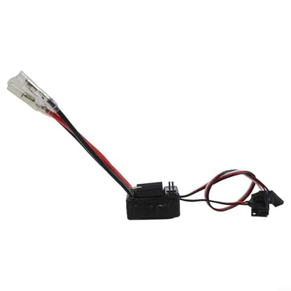 1060-RTR 60A Brushed ESC Electronic Controller Waterproof for 1/10 Scale RC Cars Trucks Off-Road Vehicles Crawlers Tanks 2-3S(WP1060-60A)