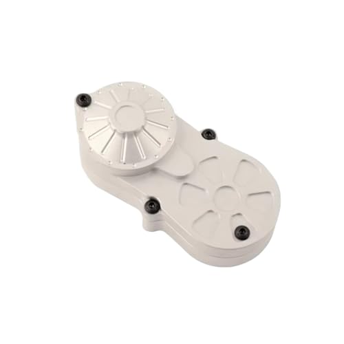 for Losi for LMT 1/8 Metal Transmission Gearbox Gear Box Case Cover Peanut Shell Housing RC Car Upgrades Parts Accessories RC Car Upgrade Part(Silver) - size: Silver