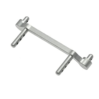 Aluminum Front Body Mount Shell Post for Axial SCX24 AXI90081 1/24 RC Crawler Car Upgrade Parts (Silver) - color: Silver