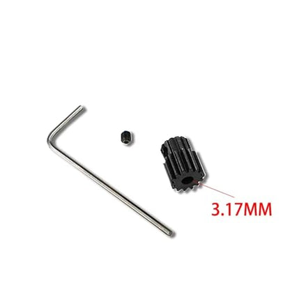 Compatible with MJX 16027 16208 16209 16210 H16 for SCY 16101 16102 16303 16106 RC Car Upgrade Parts Steel 14T Motor Gear Pinion Gear RC Assortment