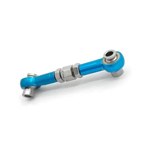 Compatible with Traxxas for Slash 4X4 2WD 1/10 RC Car Upgrade Parts 1 Set MetalTurnbuckle Camber Link End Adjustable Kit Linkage - color: Sky Blue