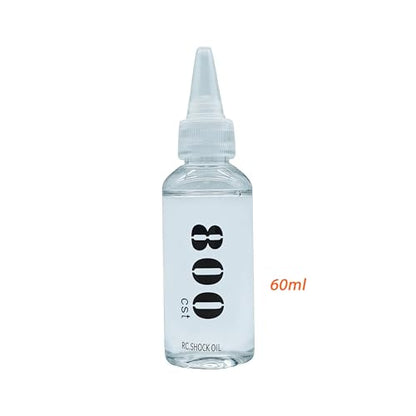 AMK Silicone RC Shock Oil 60ml, 350-2000cSt, for RC Crawler Buggy Monster Truck Short Course (800cSt)