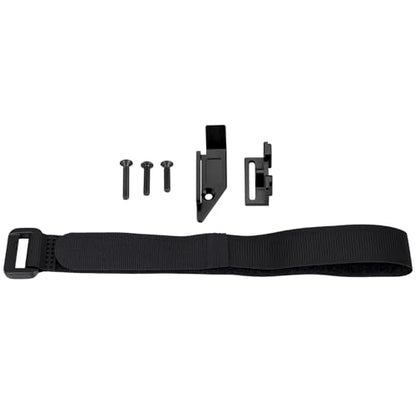 Battery Plate with Strap for Tra-xxas 1:16 Mini Maxx/XRT | Aluminium Mounting Tray 4WD VXL-3S Monster Truck Upgrades (Black) - color: Black
