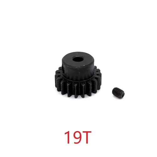 Compatible with Wltoys 144001 144002 144010 124007 124016 124017 124018 124019 A959-B 19T 27T Motor Gear Pinion Gear RC Car Parts RC Assortment(19T) - size: 19T