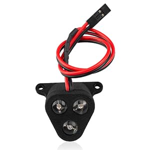 MORLORDY 1/8 RC Car LED Light Kit - Headlight Taillight Set for 1/8 Arrma Notorious 6S RC Trucks Upgrade Parts