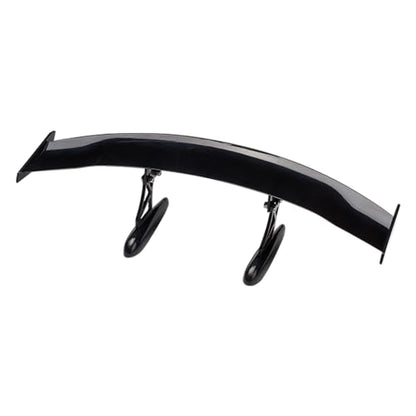 Mini Spoilers for Cars 11.8Inch Universal Auto Car Tail Wing Black Texture Cool Decoration Non-Punching Tiny Trunk Spoiler Automotive Exterior Accessories RC Car Modified Parts - style: Black