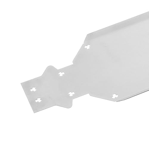 Chassis Plate Stainless Steel Underbody Guard Skid Plate Metal Bolt on Construction Suitable for RC Crawler Car Truck Terrain