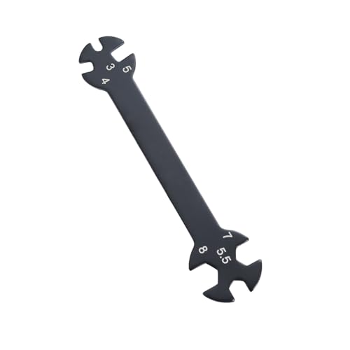 Multifunctional Turnbuckle Wrench Tool for Cars Construction Rod Tool for Easy Use in Garage Workshop Black Finish