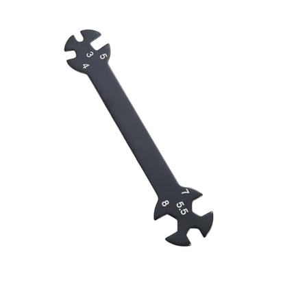 Multifunctional Turnbuckle Wrench Tool for Cars Construction Rod Tool for Easy Use in Garage Workshop Black Finish