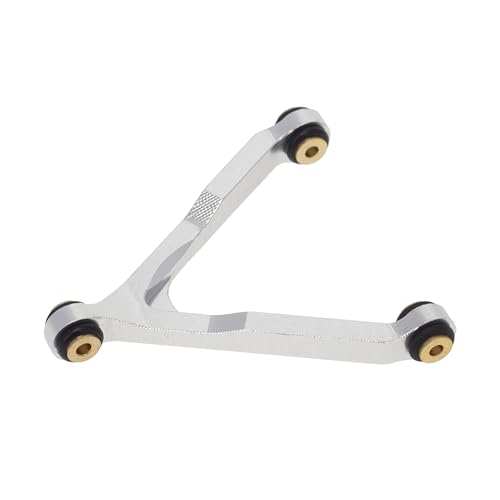 DKKY CNC Aluminum High Clearance for 1/24 RC Crawler LWB 133.5mm Axial SCX24 AXI90081 Deadbolt AXI00004 B17 Upgrades (Silver) - color: Silver