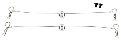 165mm Body Clip Lanyard Retainer W/Silver Aluminum Mount #4036S