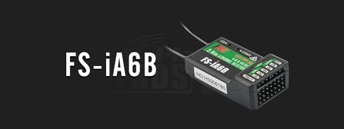Flysky FS-iA6B 2.4Ghz 6 Channel Long Range Dual Pass PPM PWM Output and Telemetry with ibus Receiver for RC Car Boat